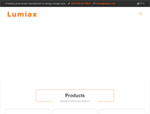 Tablet Screenshot of lumiax.com